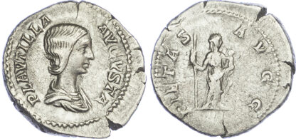 Plautilla (Wife of Caracalla), Silver Denarius