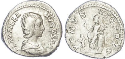 Plautilla (Wife of Caracalla), Silver Denarius