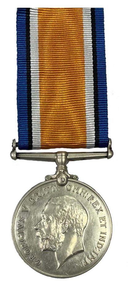 A March 1918 Somme Casualty British War Medal awarded to Private Leonard Nunn