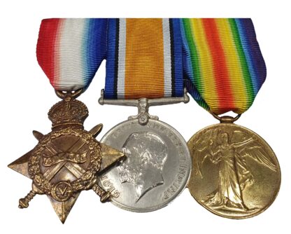 1914-15 Casualty Trio to Bombardier Henry Thomas Jones