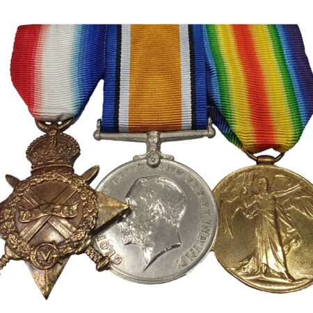 1914-15 Casualty Trio to Bombardier Henry Thomas Jones