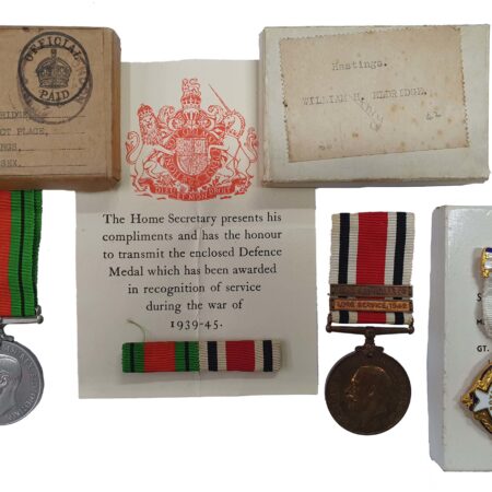 A World War Two Special Constable, Freemasons group of three to William Henry Eldridge