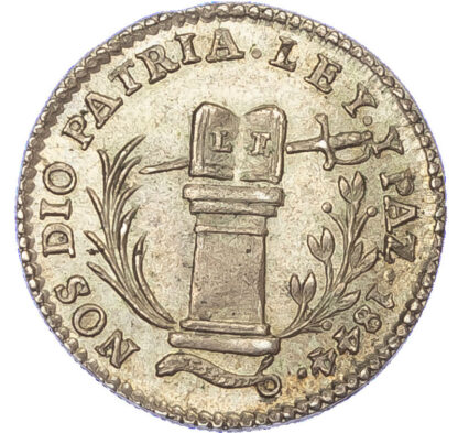Bolivia, President Ballivian, silver Proclamation Medal, Potosi, 1844