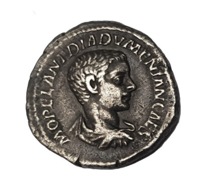 Diadumenian as Caesar, Silver Denarius