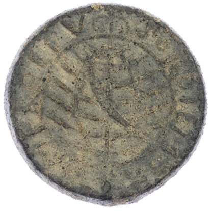 India, Portuguese Malacca, Manuel I (1495-1521 AD), tin Bastardo, second issue, 1512-15 AD
