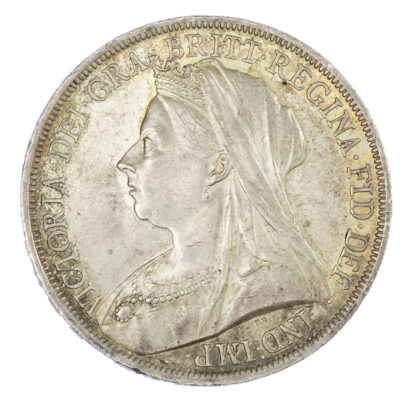 Victoria (1837-1901), Crown, 1893, LVI edge