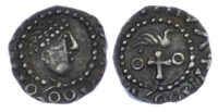 Anglo-Saxon England, Primary Phase (c. 680-710), Series BIA/C, Sceat, double diademed bust right