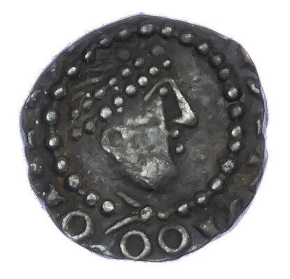 Anglo-Saxon England, Primary Phase (c. 680-710), Series BIA/C, Sceat, double diademed bust right