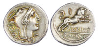 L. Thorius Balbus, Silver Denarius