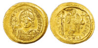 Justinian I, Gold Solidus