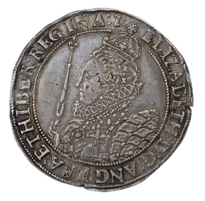 Elizabeth I (1558-1603), Crown, Seventh issue, Mintmark 1