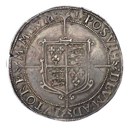 Elizabeth I (1558-1603), Crown, Seventh issue, Mintmark 1