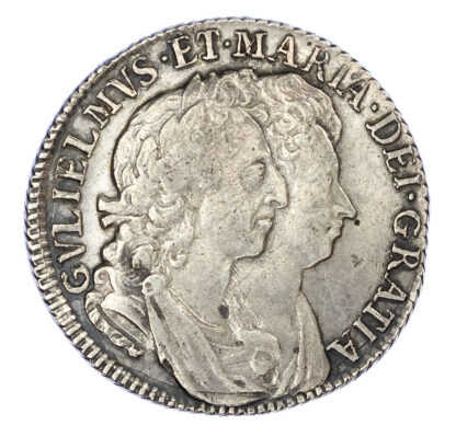 William and Mary (1688-1694), Shilling, 1692