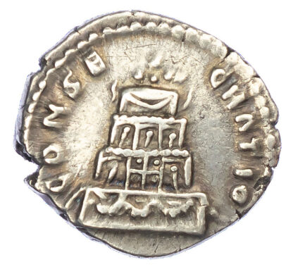 Divus Lucius Verus, Silver Denarius