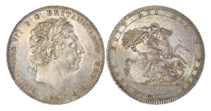 George III (1760-1820), Crown, 1820 LX