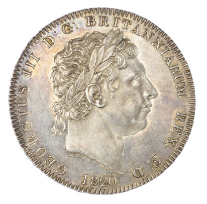 George III (1760-1820), Crown, 1820 LX