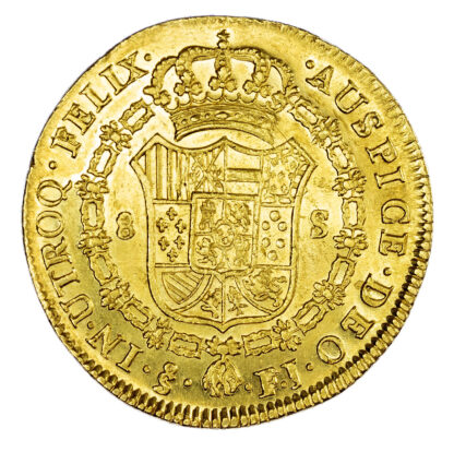 Chile (colonial), Carlos IV (1788-1808), gold 8 Escudos, 1808