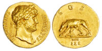 Hadrian, Gold Aureus