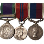 An RAF Officer’s Borneo, Coronation, Long Service Group of 3 awarded to Acting Flight Lieutenant. G Allan