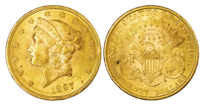 USA, Liberty Head Double Eagle, gold 20 Dollars, 1897