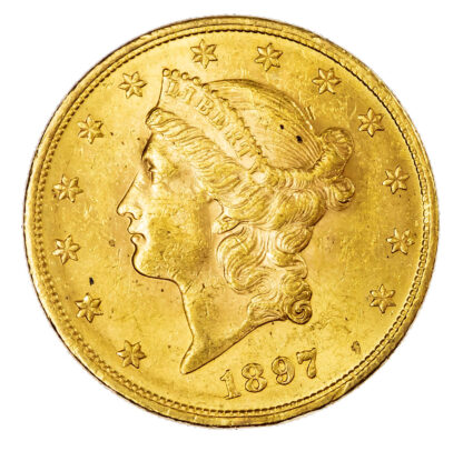 USA, Liberty Head Double Eagle, gold 20 Dollars, 1897