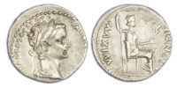 Tiberius, Silver Denarius, (Tribute Penny)