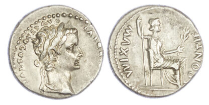 Tiberius, Silver Denarius, (Tribute Penny)