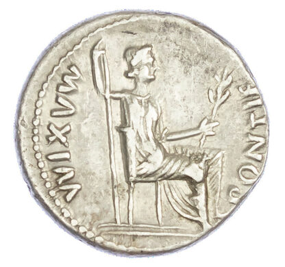 Tiberius, Silver Denarius, (Tribute Penny)
