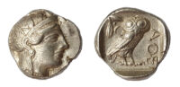 Attica, Athens Silver Tetradrachm