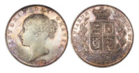 Victoria (1837-1901), Proof Halfcrown, 1839