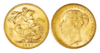 Victoria (1837-1901), Sovereign, 1885, Melbourne mint