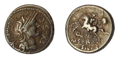 M. Sergius Silus, Silver Denarius