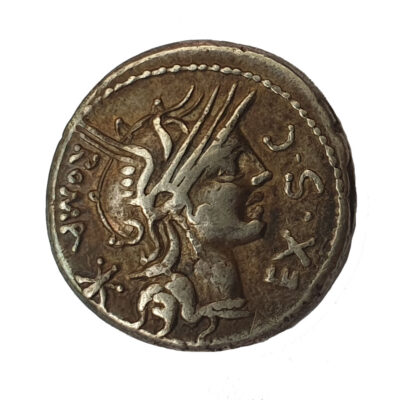 M. Sergius Silus, Silver Denarius