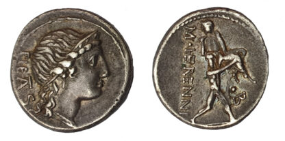 M. Herennius, Silver Denarius