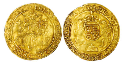 Edward VI (1547-53), Half-Sovereign, coinage in the name of Henry VIII
