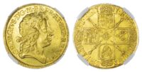 George I (1714-27), Guinea, 1717, NGC MS63