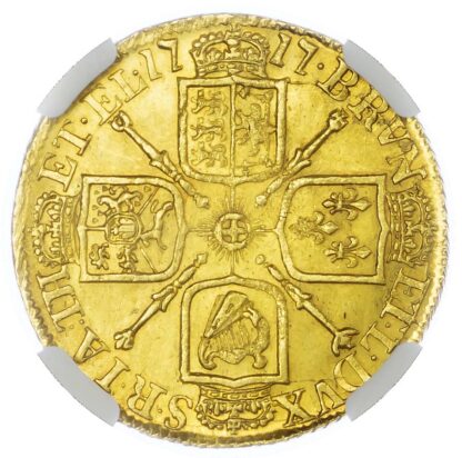 George I (1714-27), Guinea, 1717, NGC MS63