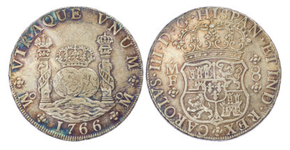 Mexico (colonial), Charles III (1759-1788), silver 8 Reales, 1766