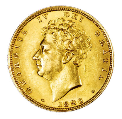 George IV (1820-30), Sovereign, 1826, bare head