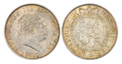 George III (1760-1820), Halfcrown, 1817, small head