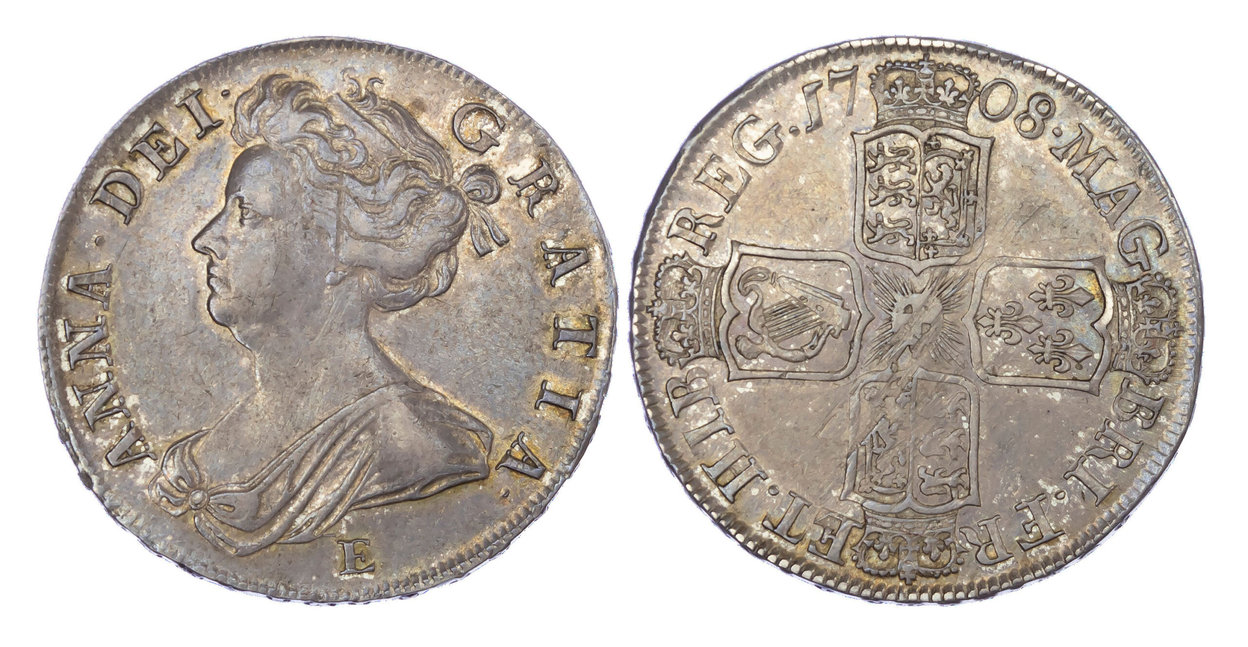 Anne (1702-14), Halfcrown, 1708, Edinburgh