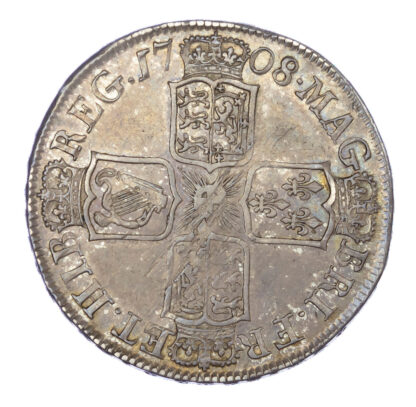 Anne (1702-14), Halfcrown, 1708, Edinburgh