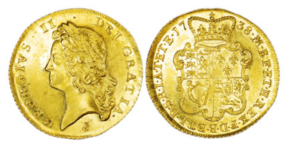 George II (1727-60), Two Guineas, 1738