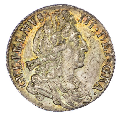William III (1694-1702), Sixpence 1698