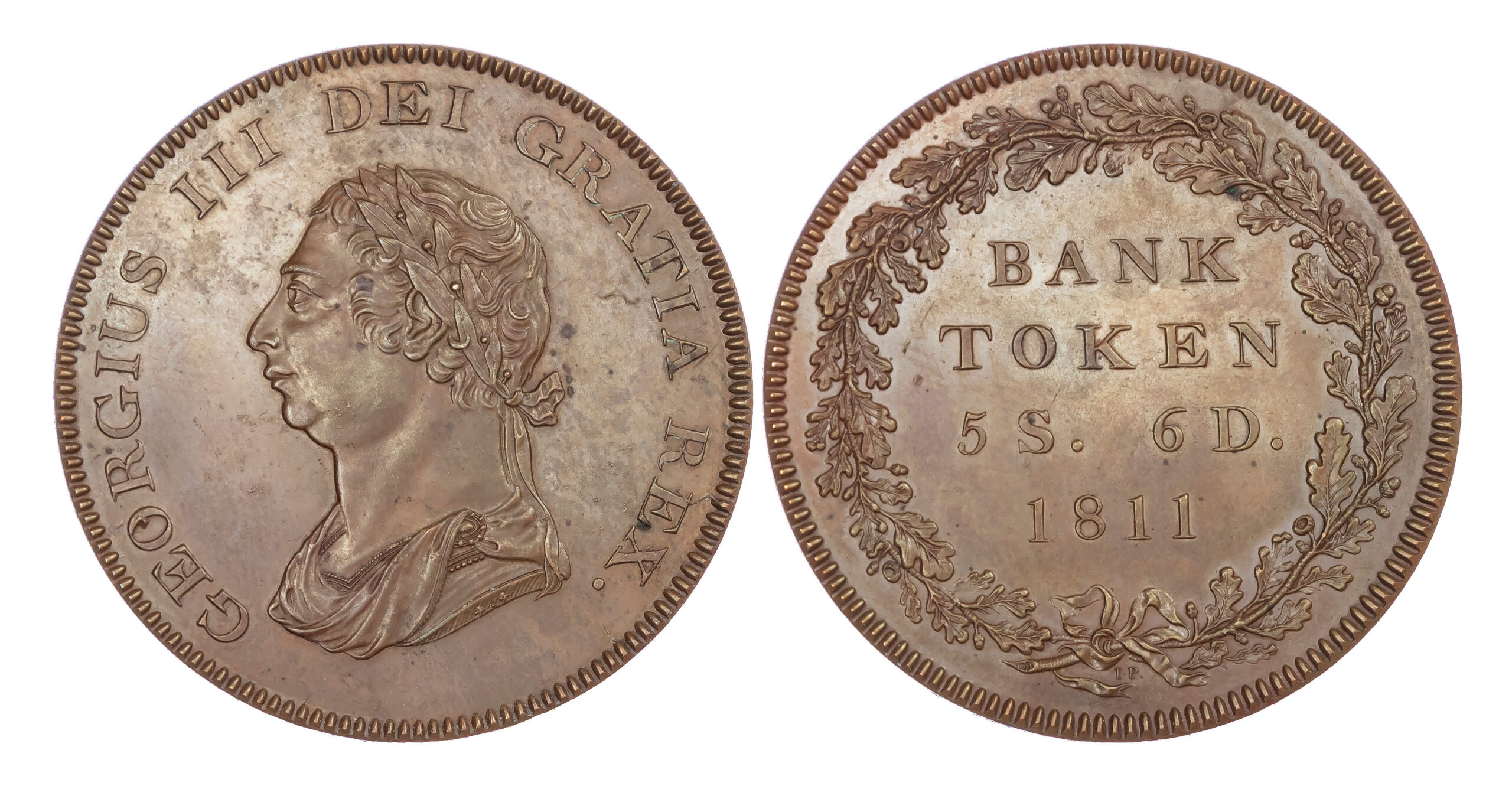 George III (1760-1820), Bank of England, Pattern Five Shillings and Sixpence struck in Copper