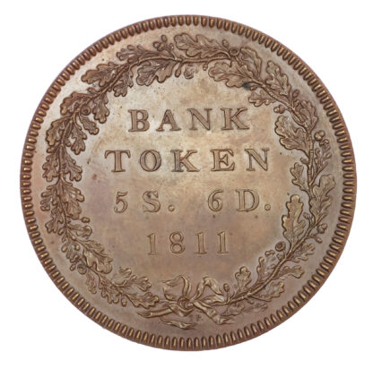 George III (1760-1820), Bank of England, Pattern Five Shillings and Sixpence struck in Copper