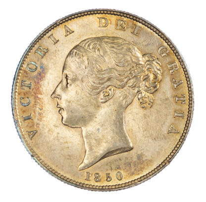 Victoria (1837-1901), Halfcrown, 1850
