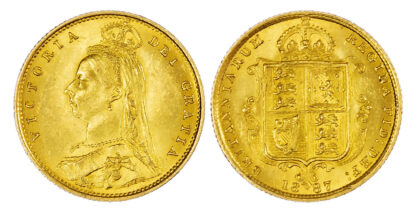 Victoria (1837-1901), Half-Sovereign, 1887