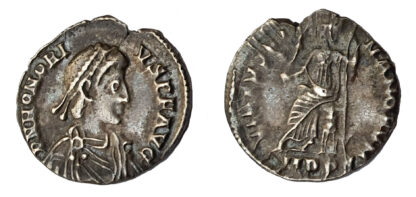 Honorius, Silver Siliqua