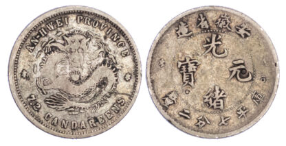China, Anhwei, silver 10 Cents